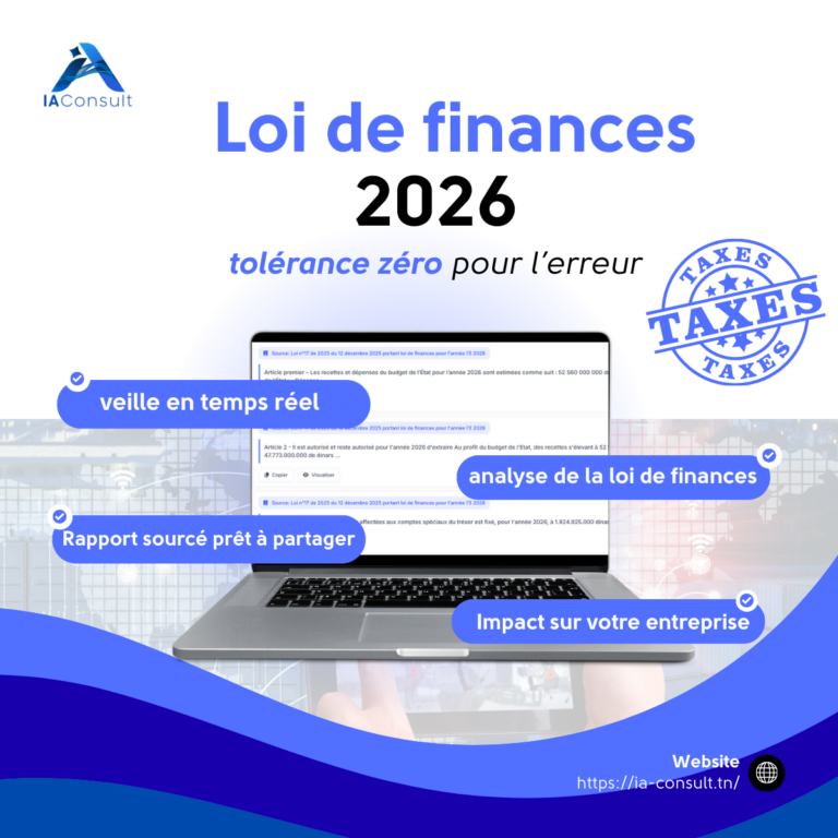 Loi de finances 2026 Tunisie : du texte brut à la décision exploitable